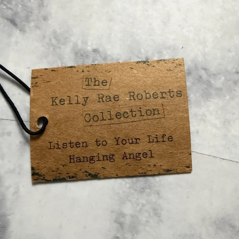 Angel by Kelly Rae Roberts for Demdaco Listen Life Inspiration Hanging Wall Art